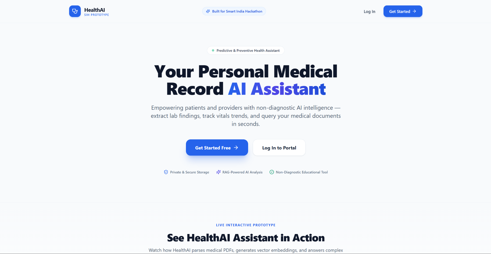 Healthcare AI Prototype